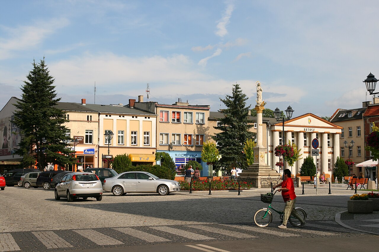 Widok miasta Olesno
