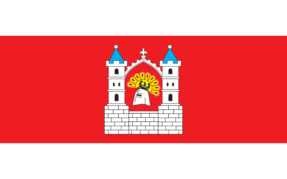 Flaga miasta Polkowice