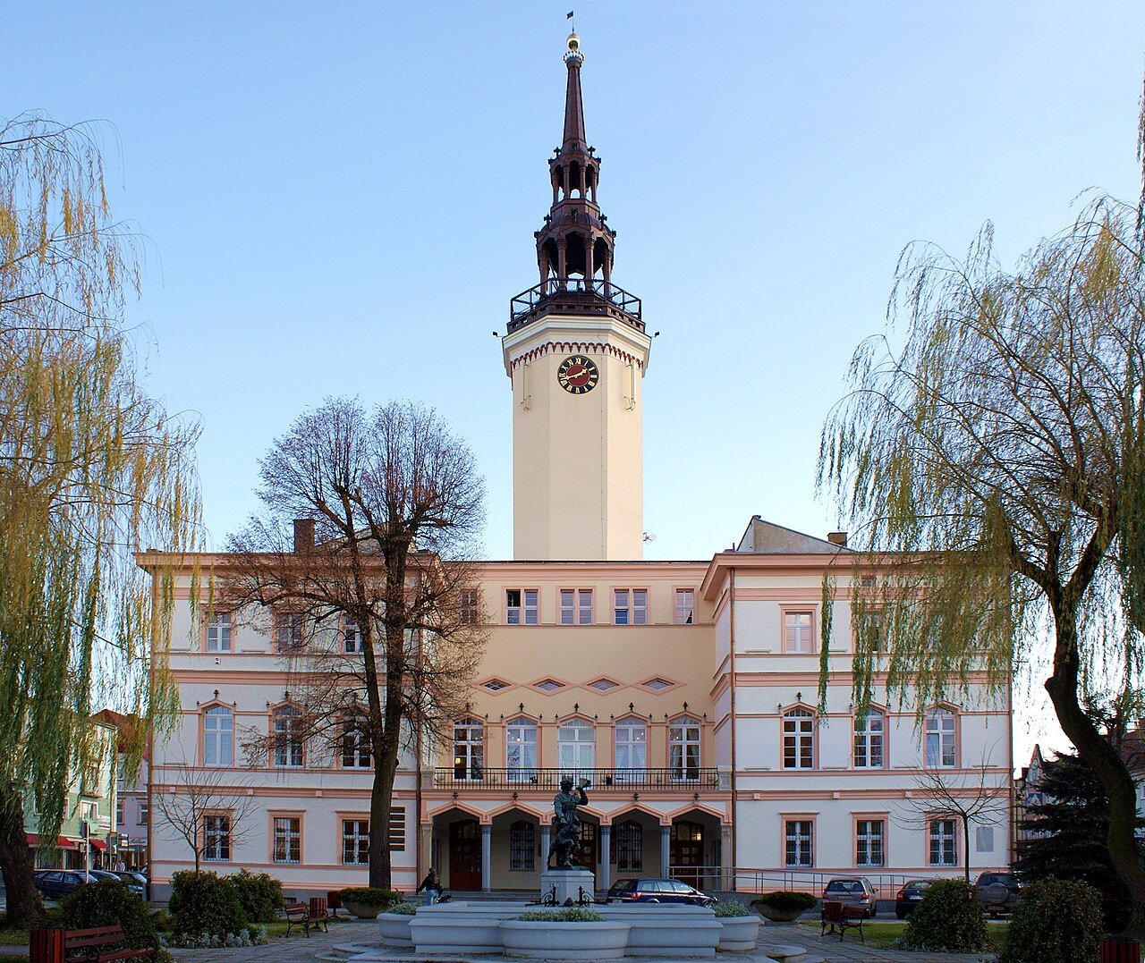 Widok miasta Strzelce Opolskie