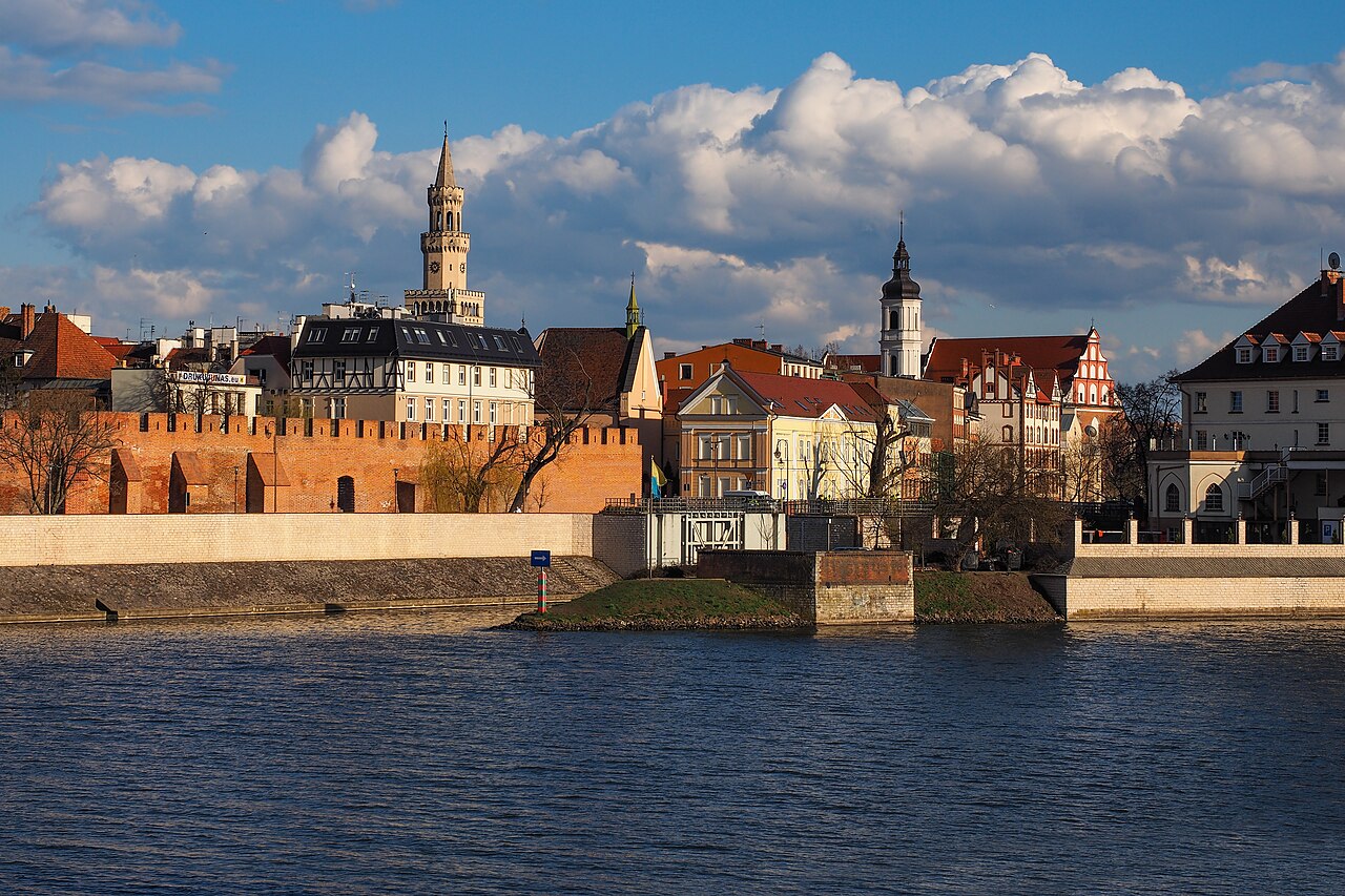 Widok miasta Opole
