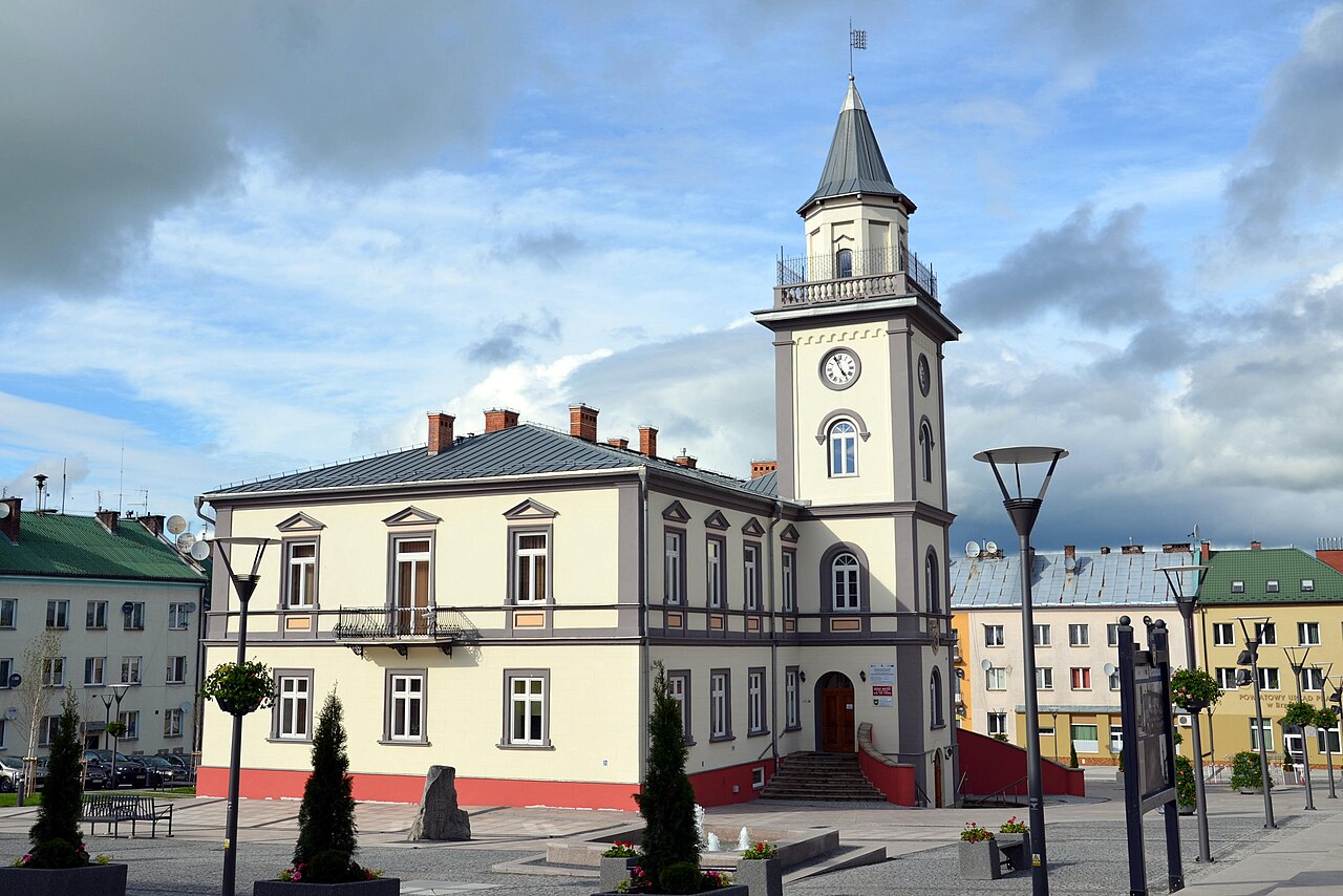 Widok miasta Brzozów