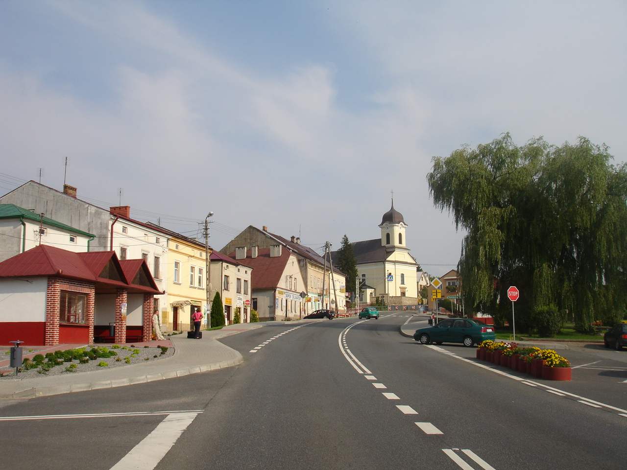 Widok miasta Brzostek