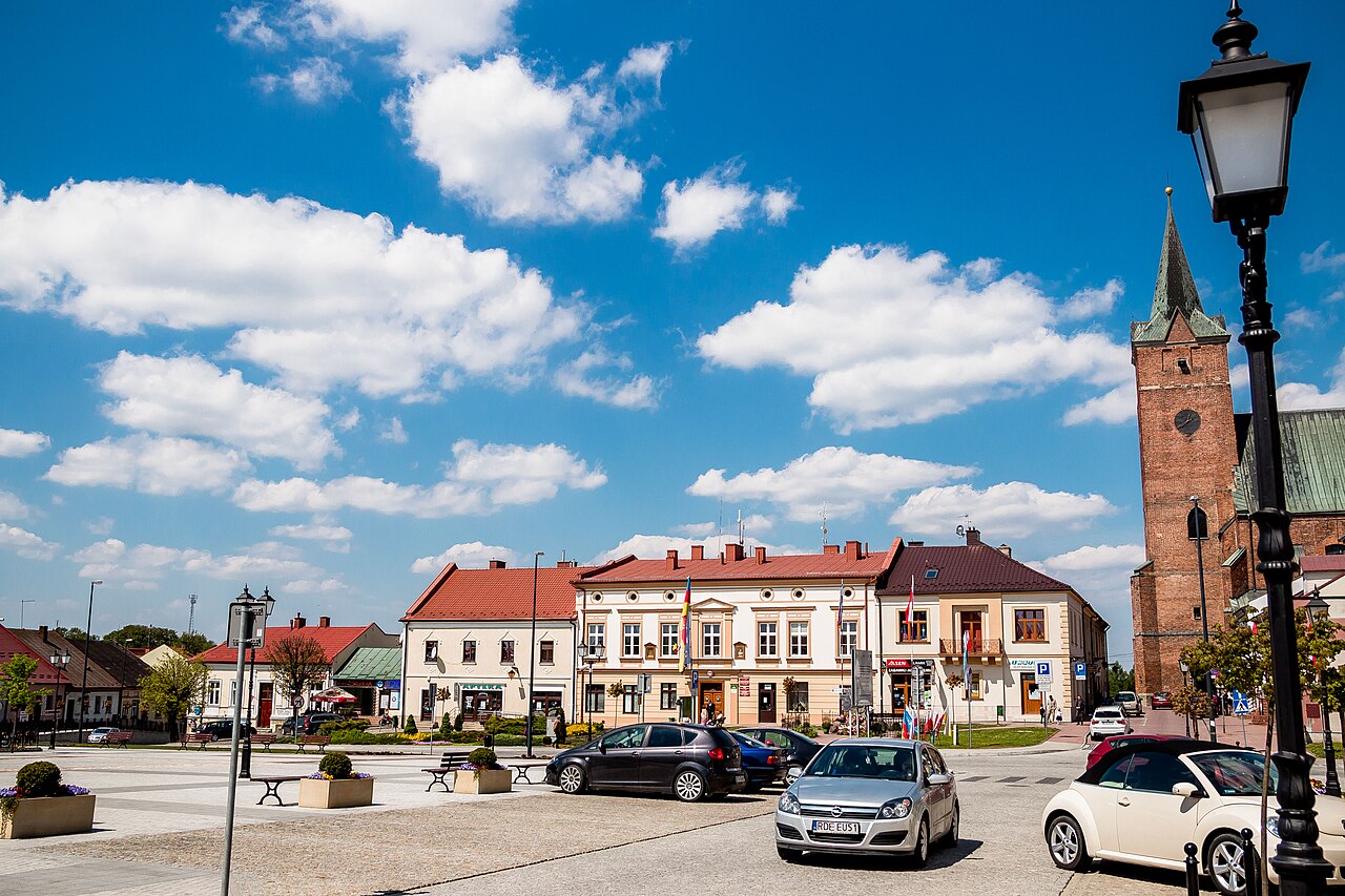 Widok miasta Pilzno