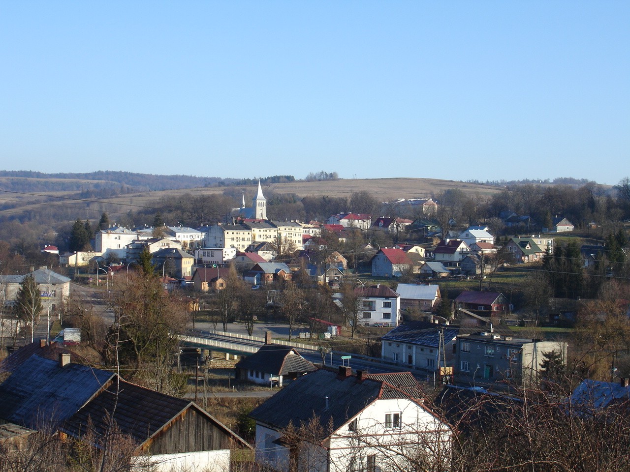 Widok miasta Bircza