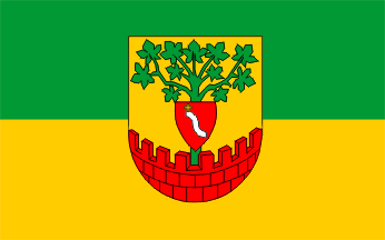 Flaga miasta Jawornik Polski