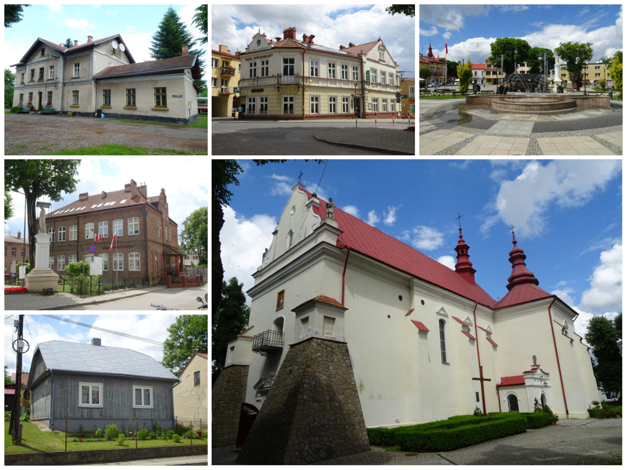 Widok miasta Dynów