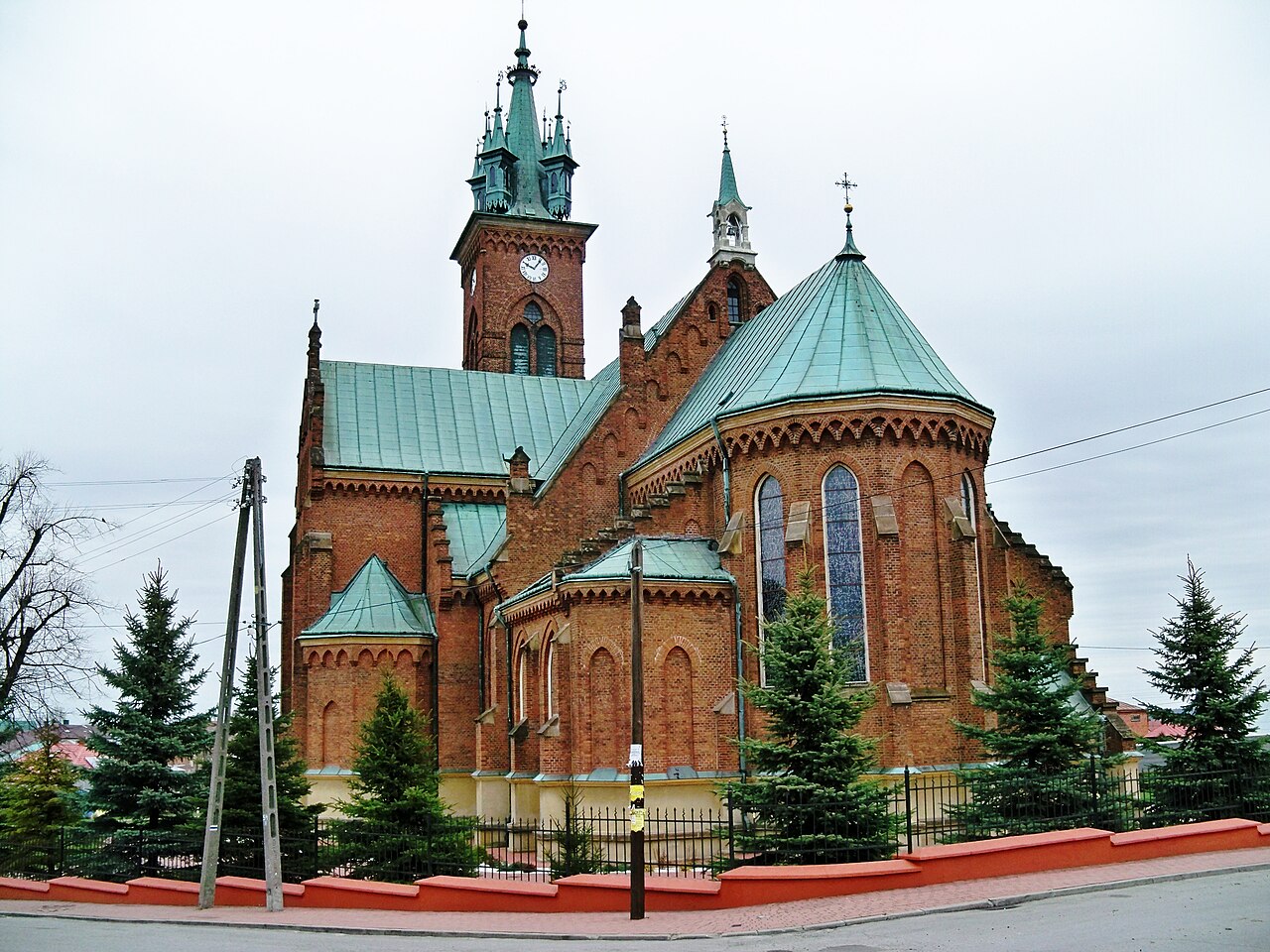 Widok miasta Sokołów Małopolski