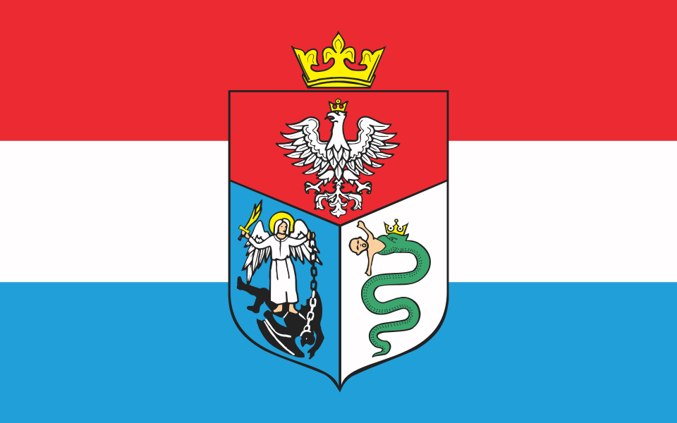 Flaga miasta Sanok