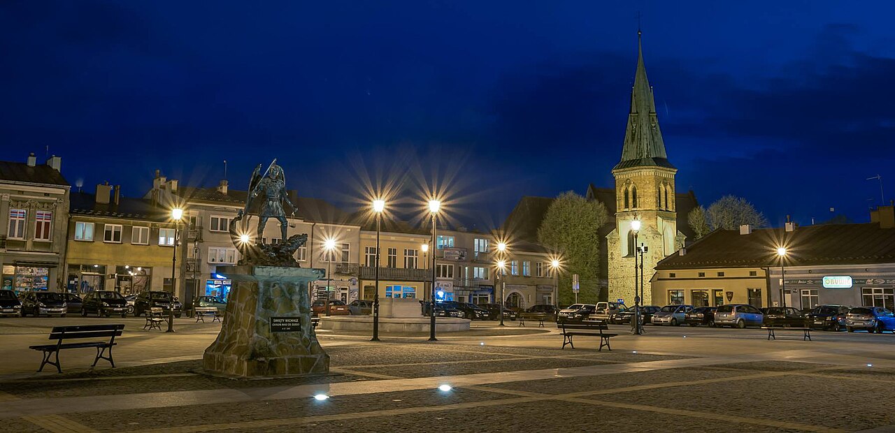 Widok miasta Strzyżów