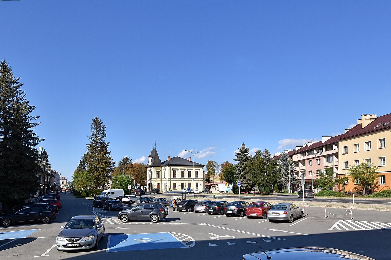 Widok miasta Lesko