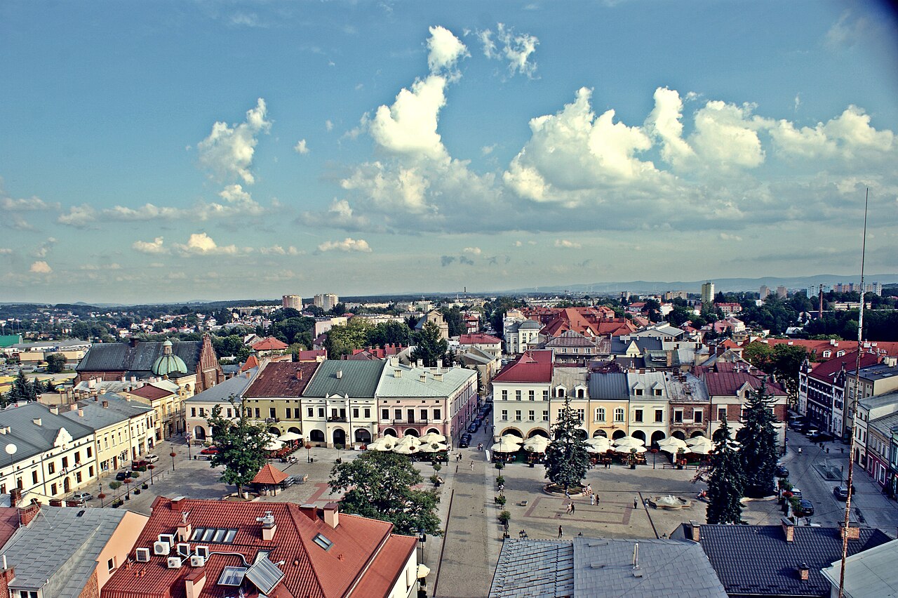 Widok miasta Krosno