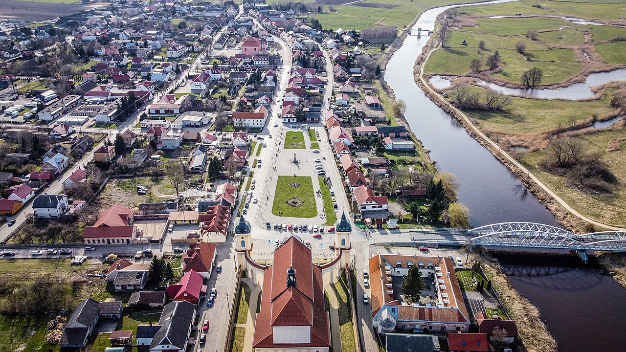 Widok miasta Tykocin