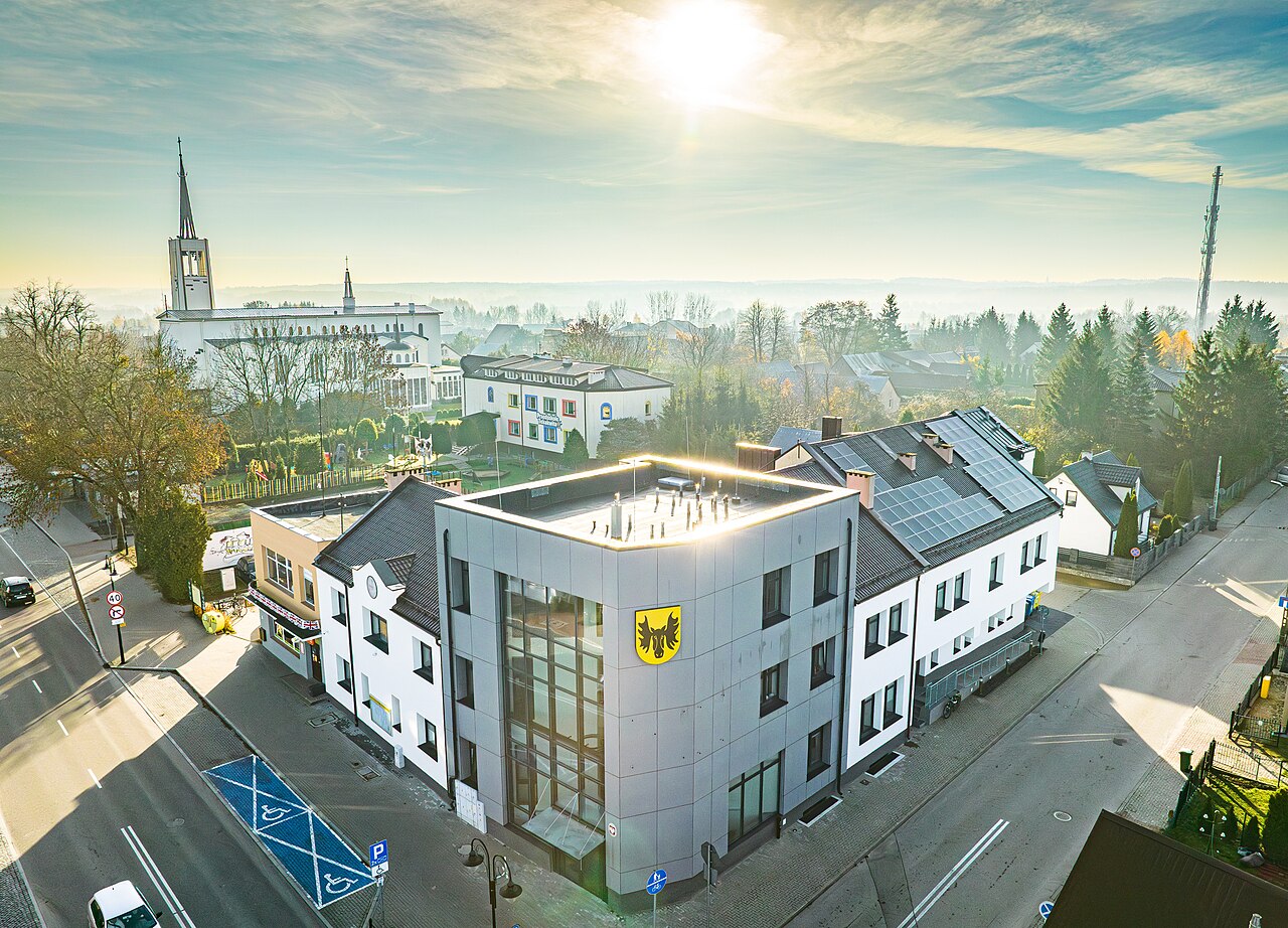 Widok miasta Wasilków