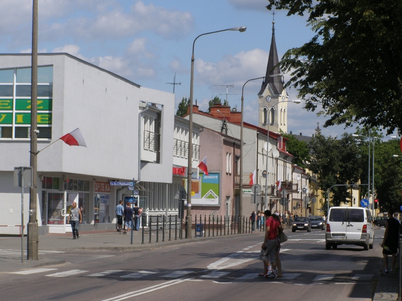 Widok miasta Grajewo