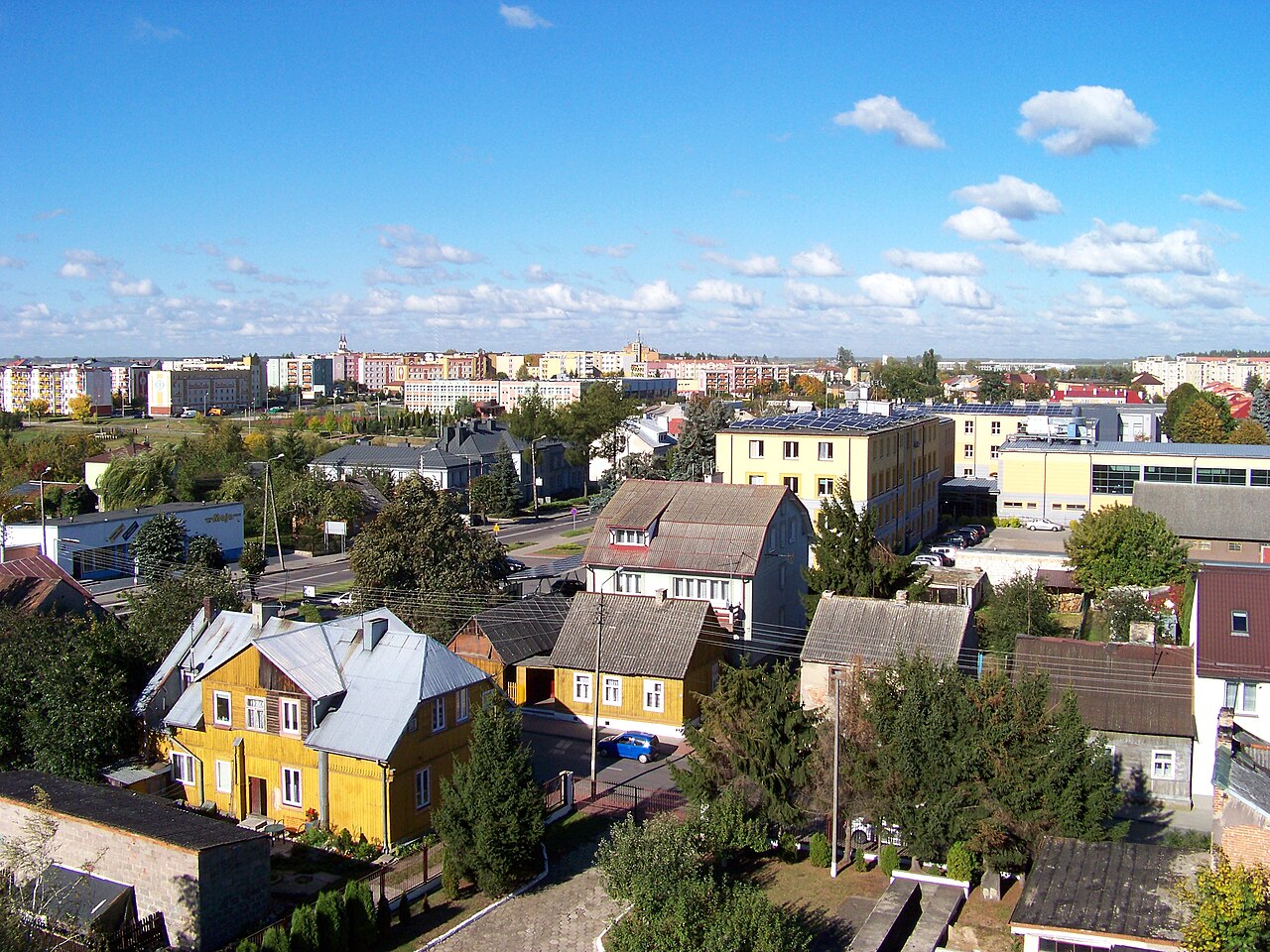 Widok miasta Kolno