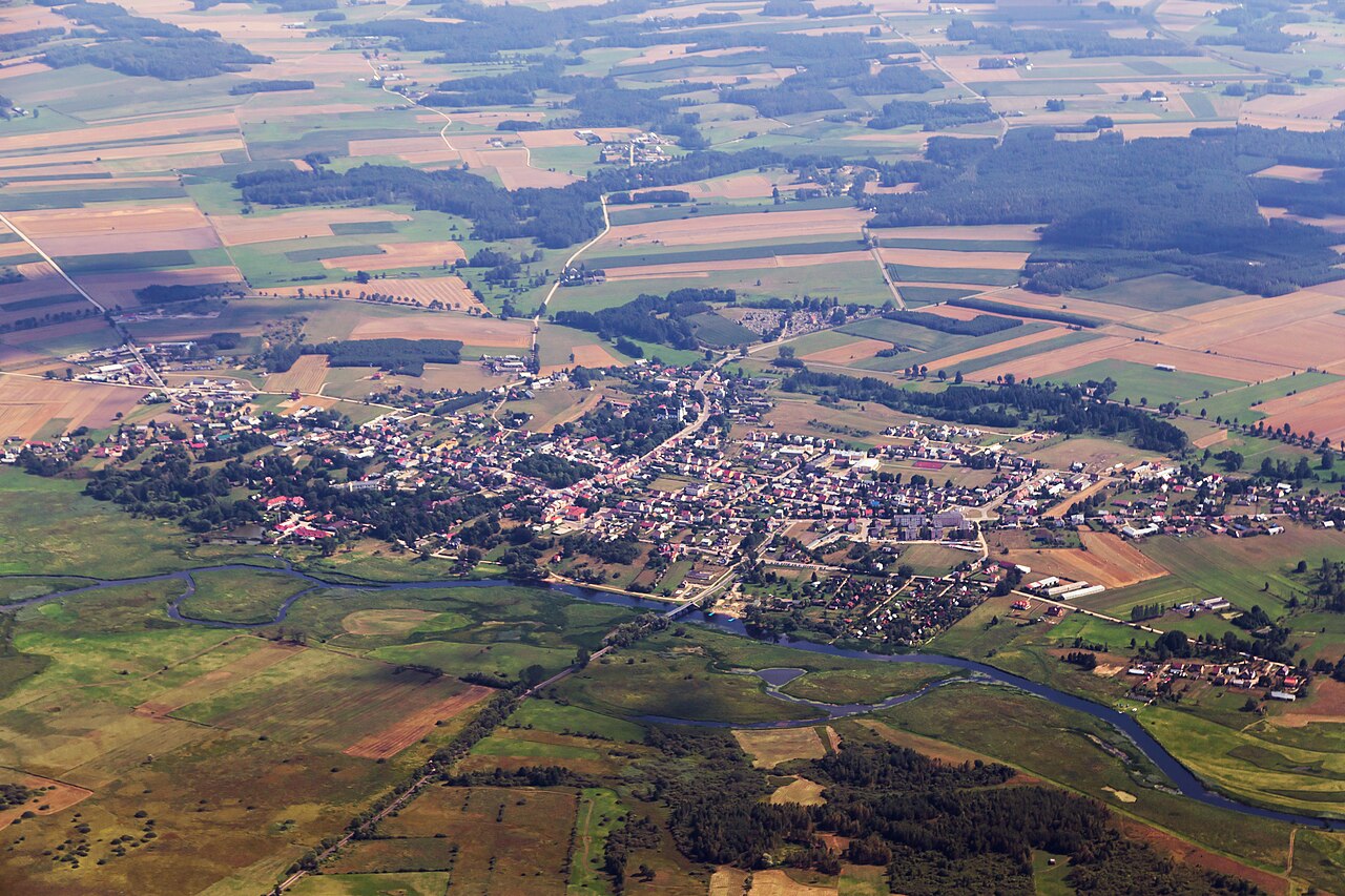 Widok miasta Goniądz