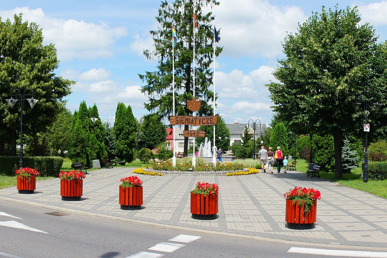 Widok miasta Siemiatycze