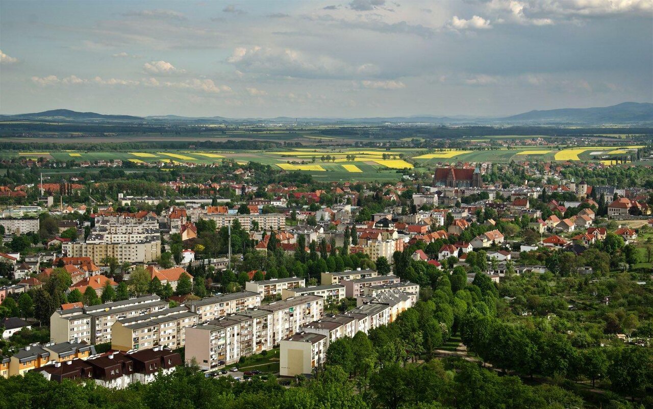 Widok miasta Strzegom