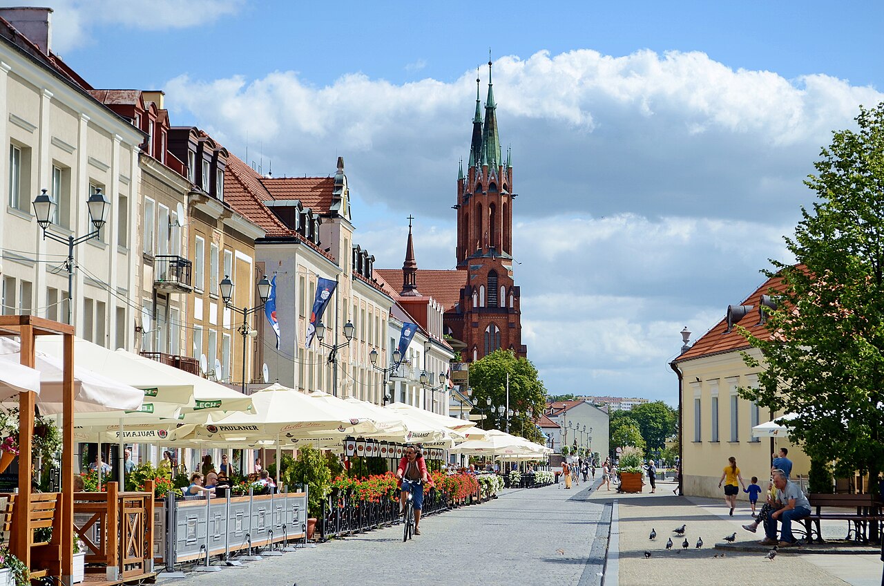 Widok miasta Białystok