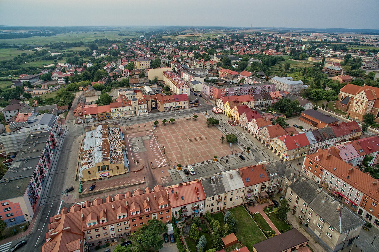 Widok miasta Łomża