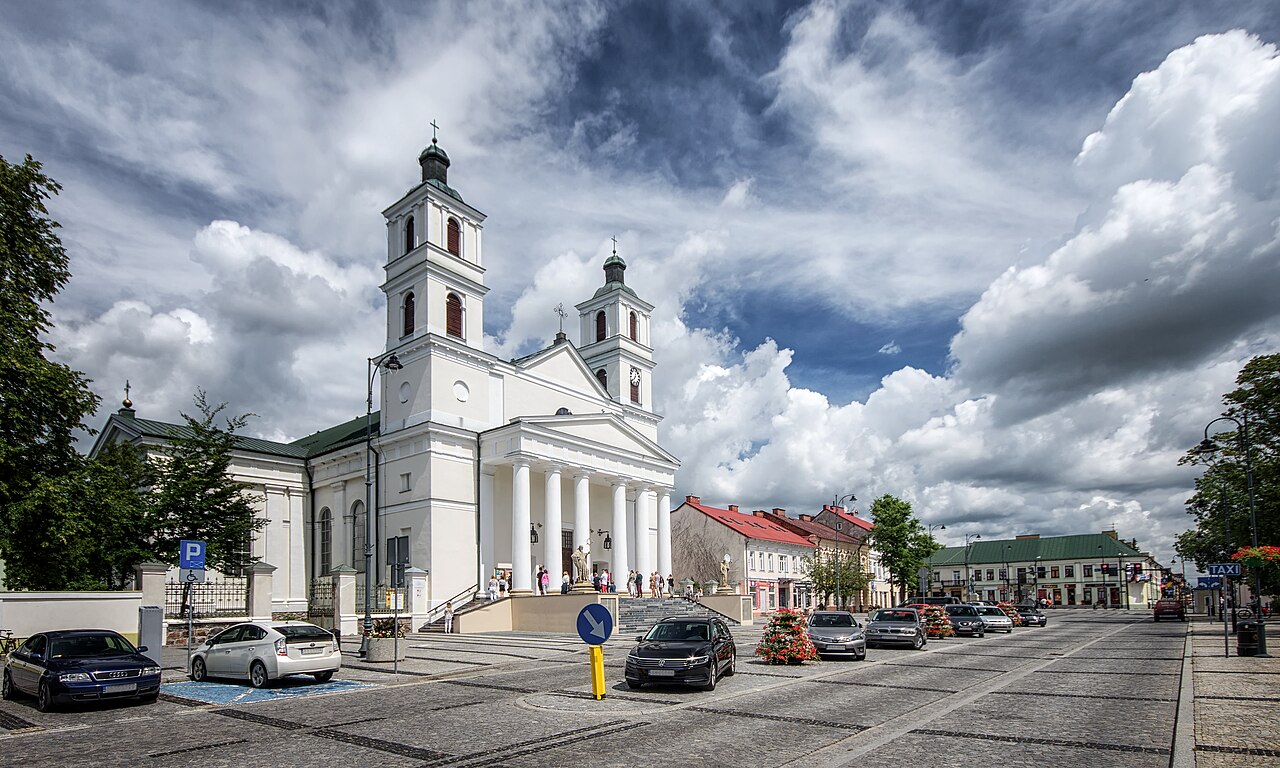 Widok miasta Suwałki