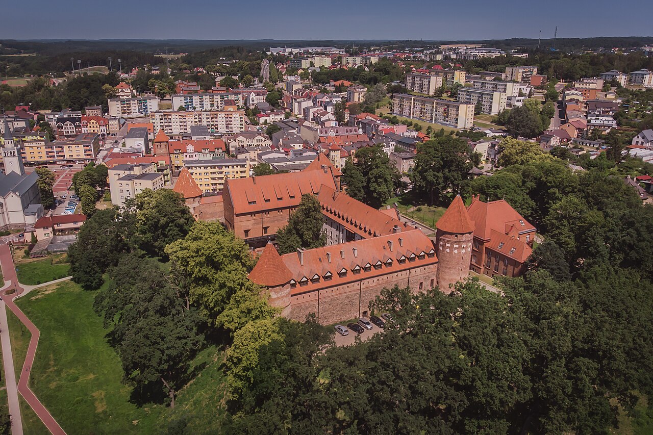 Widok miasta Bytów