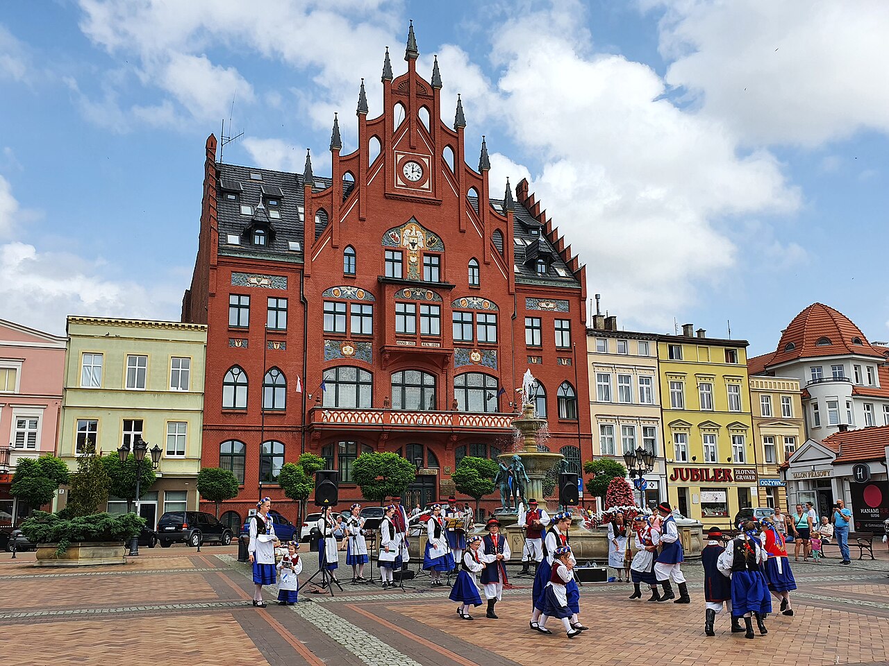 Widok miasta Chojnice