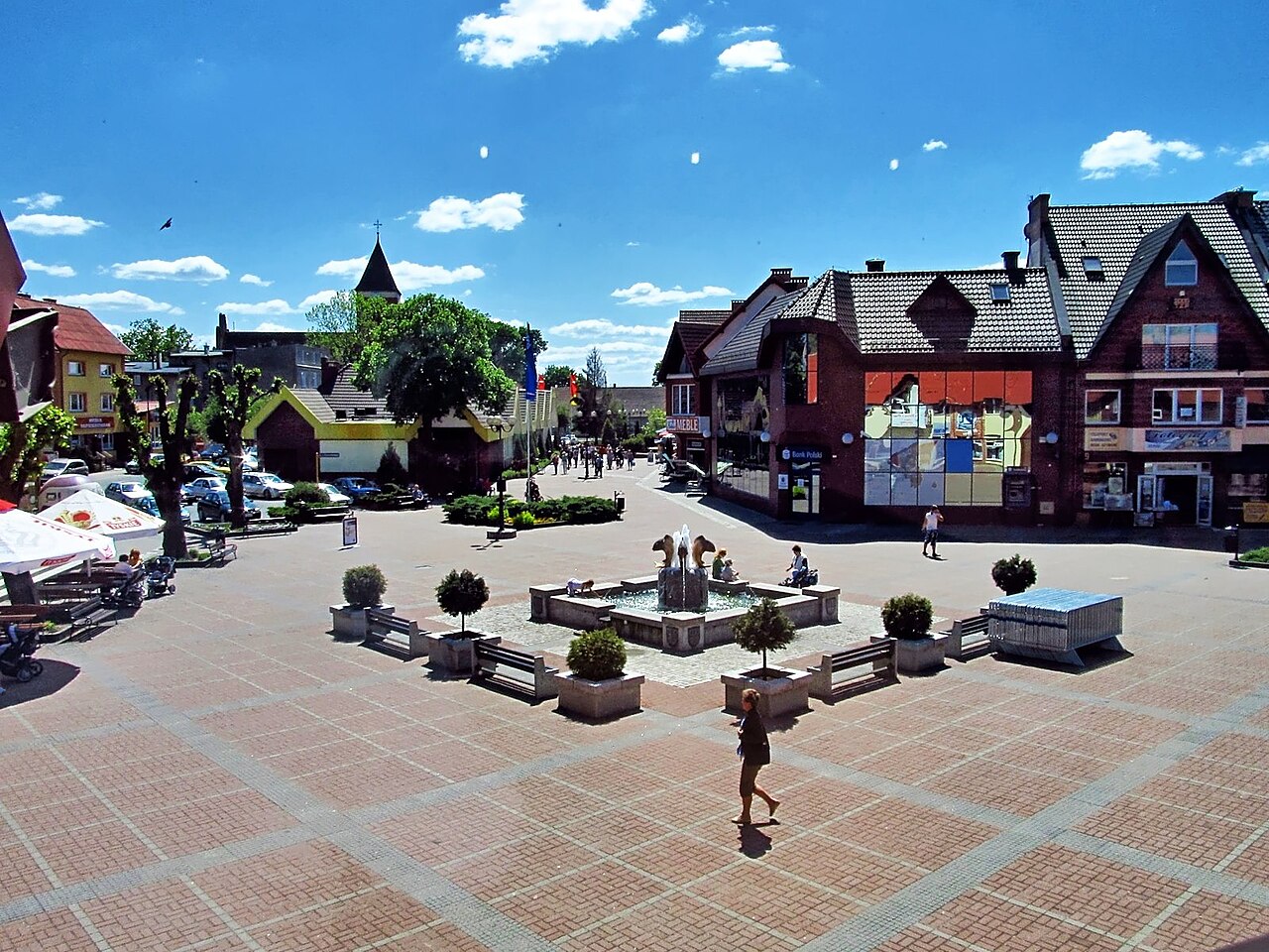 Widok miasta Czersk