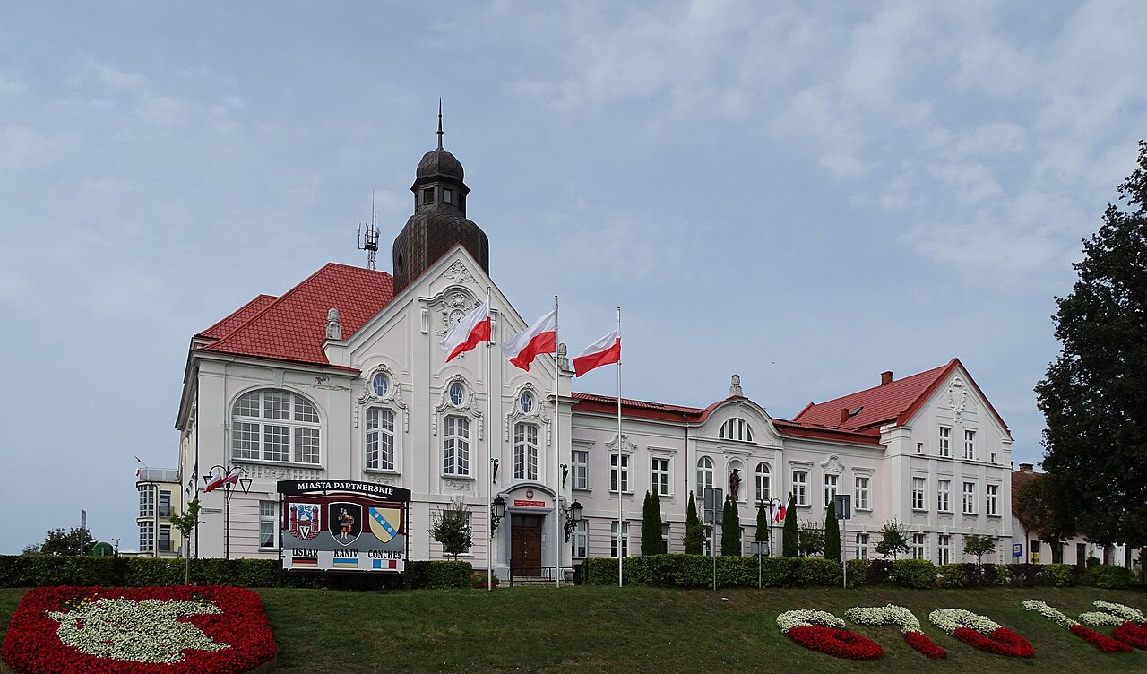 Widok miasta Człuchów