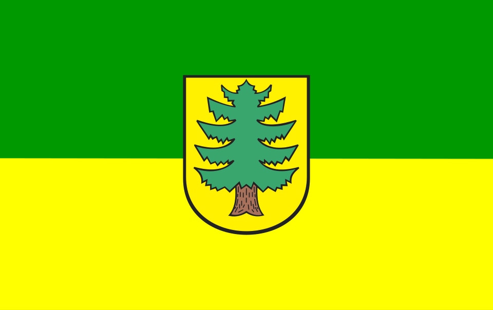 Flaga miasta Oborniki Śląskie