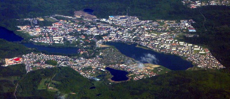 Widok miasta Kartuzy