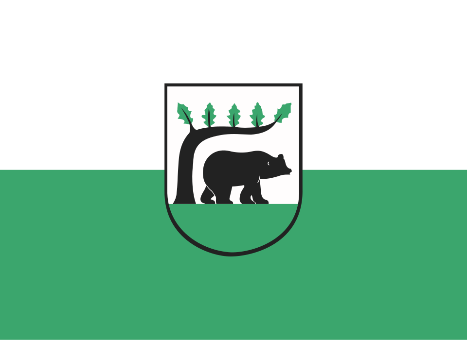 Flaga miasta Kościerzyna
