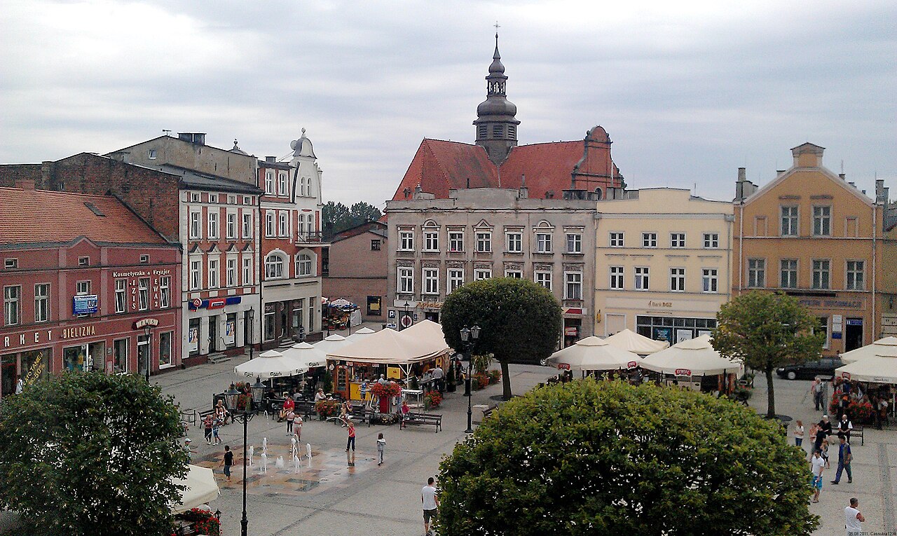 Widok miasta Kościerzyna