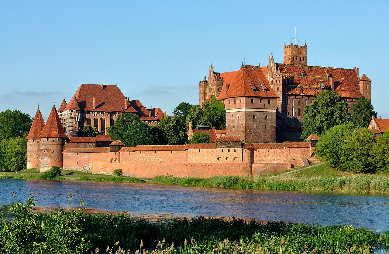 Widok miasta Malbork