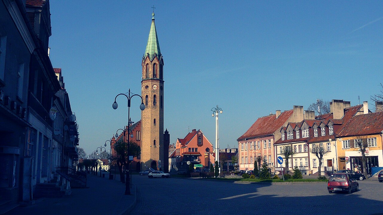 Widok miasta Nowy Staw