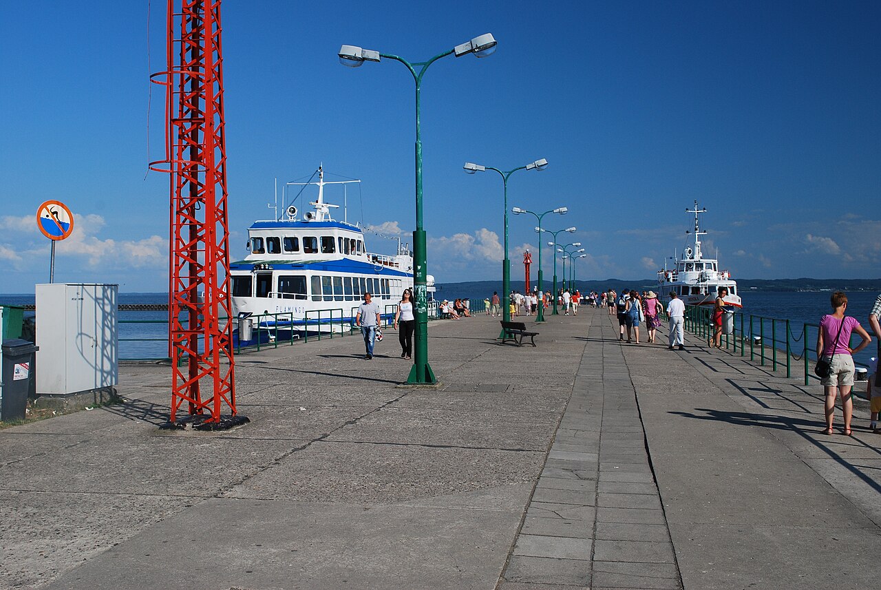 Widok miasta Krynica Morska