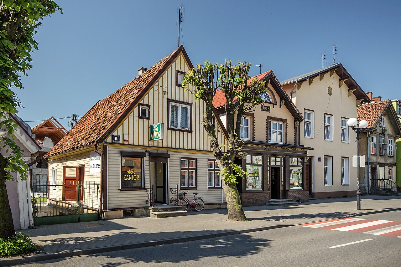 Widok miasta Nowy Dwór Gdański