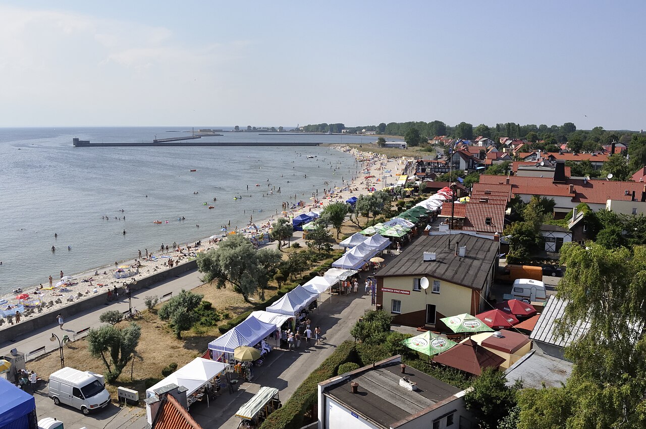 Widok miasta Hel