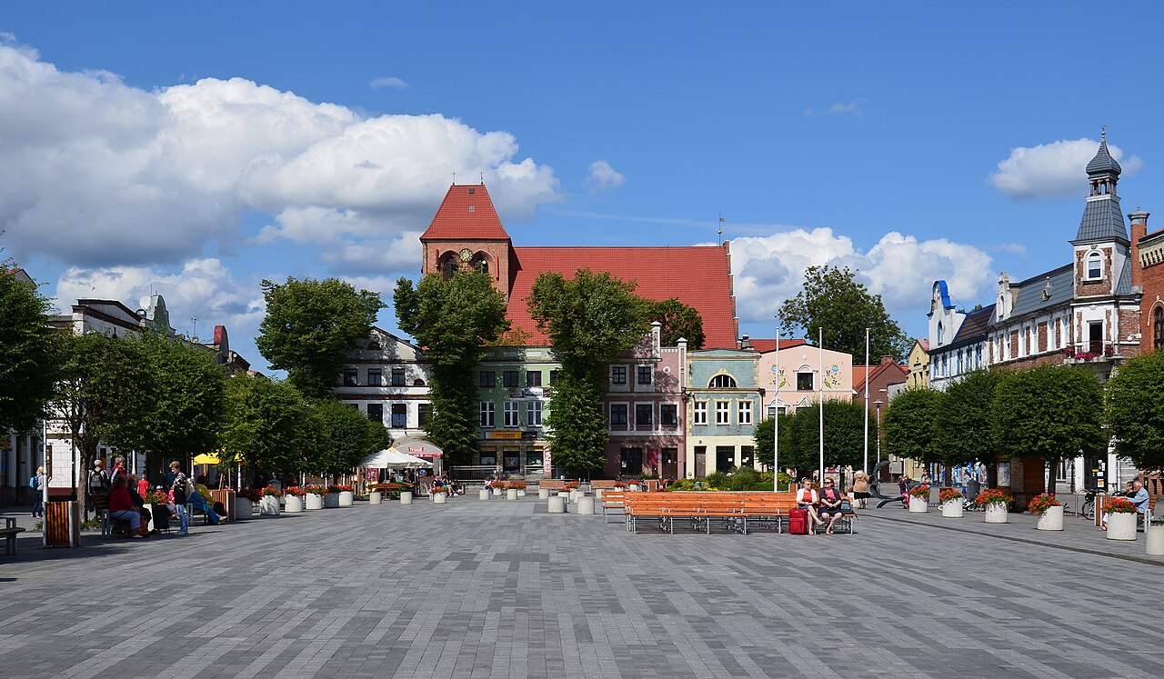 Widok miasta Puck