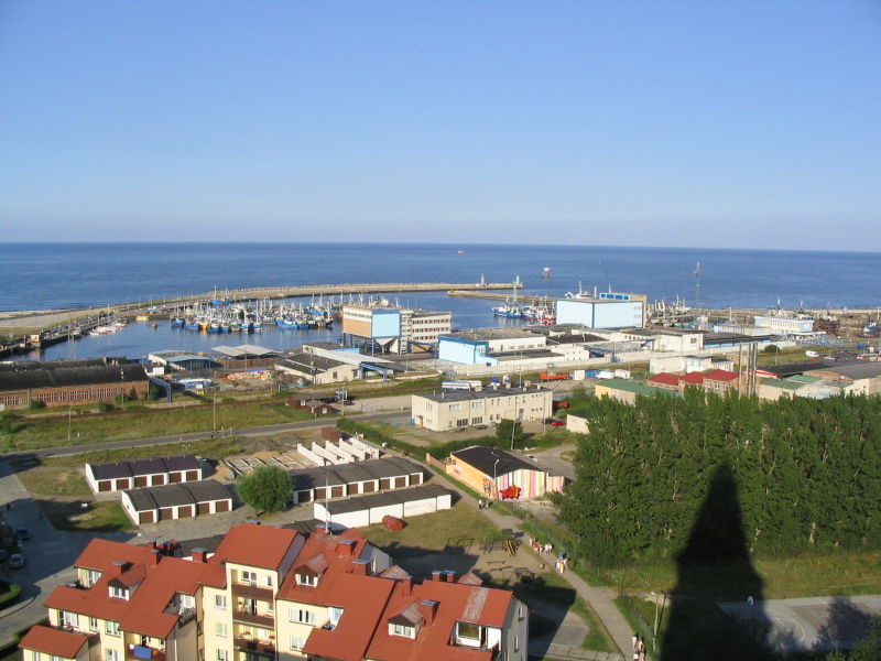 Widok miasta Władysławowo