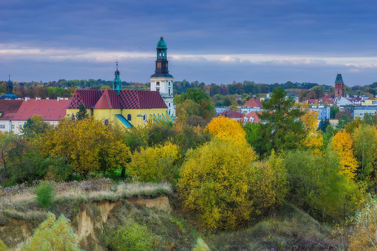 Widok miasta Trzebnica