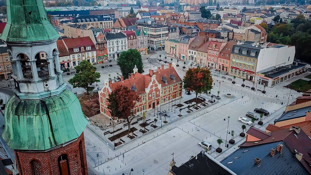 Widok miasta Starogard Gdański
