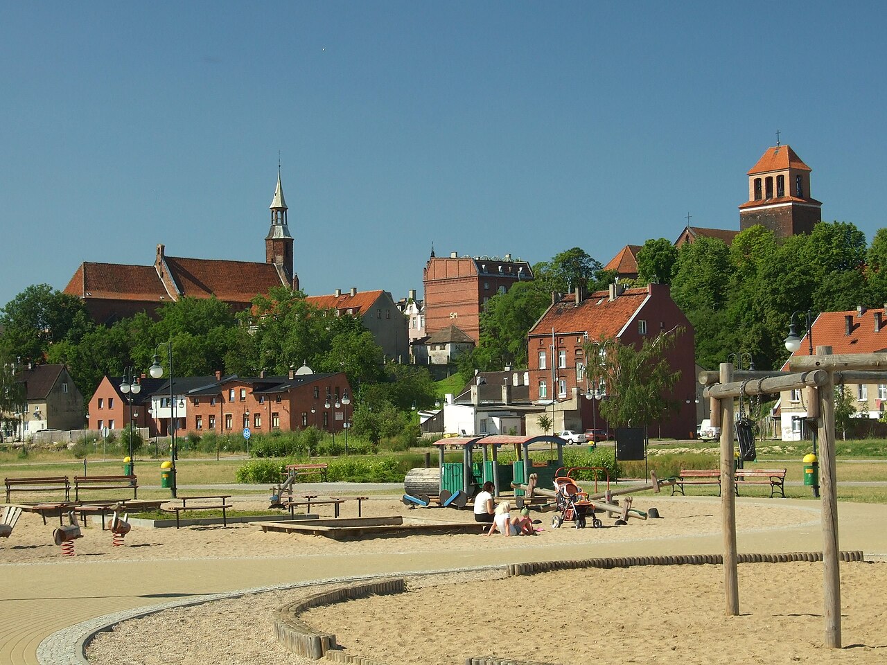 Widok miasta Tczew
