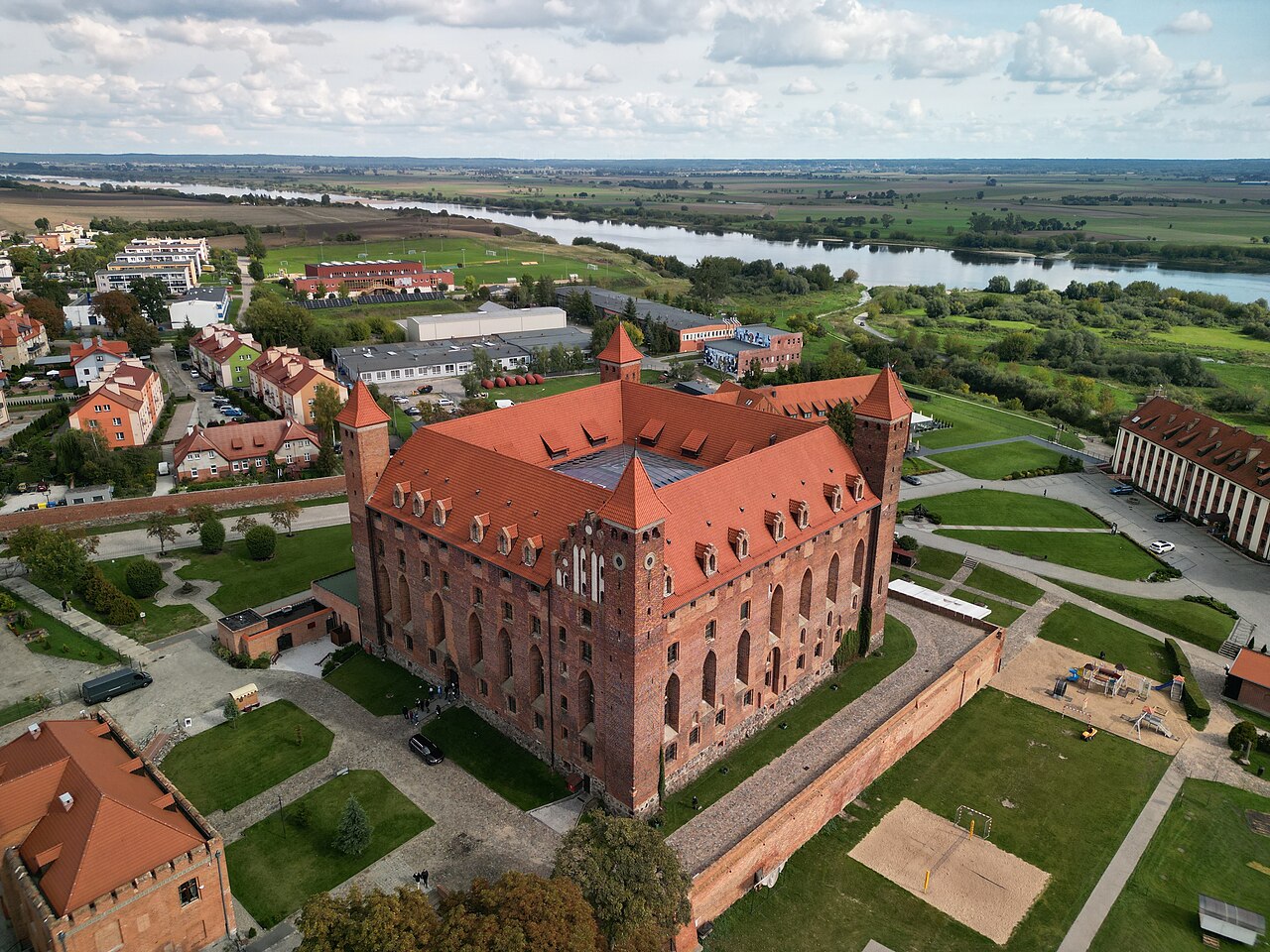 Widok miasta Gniew