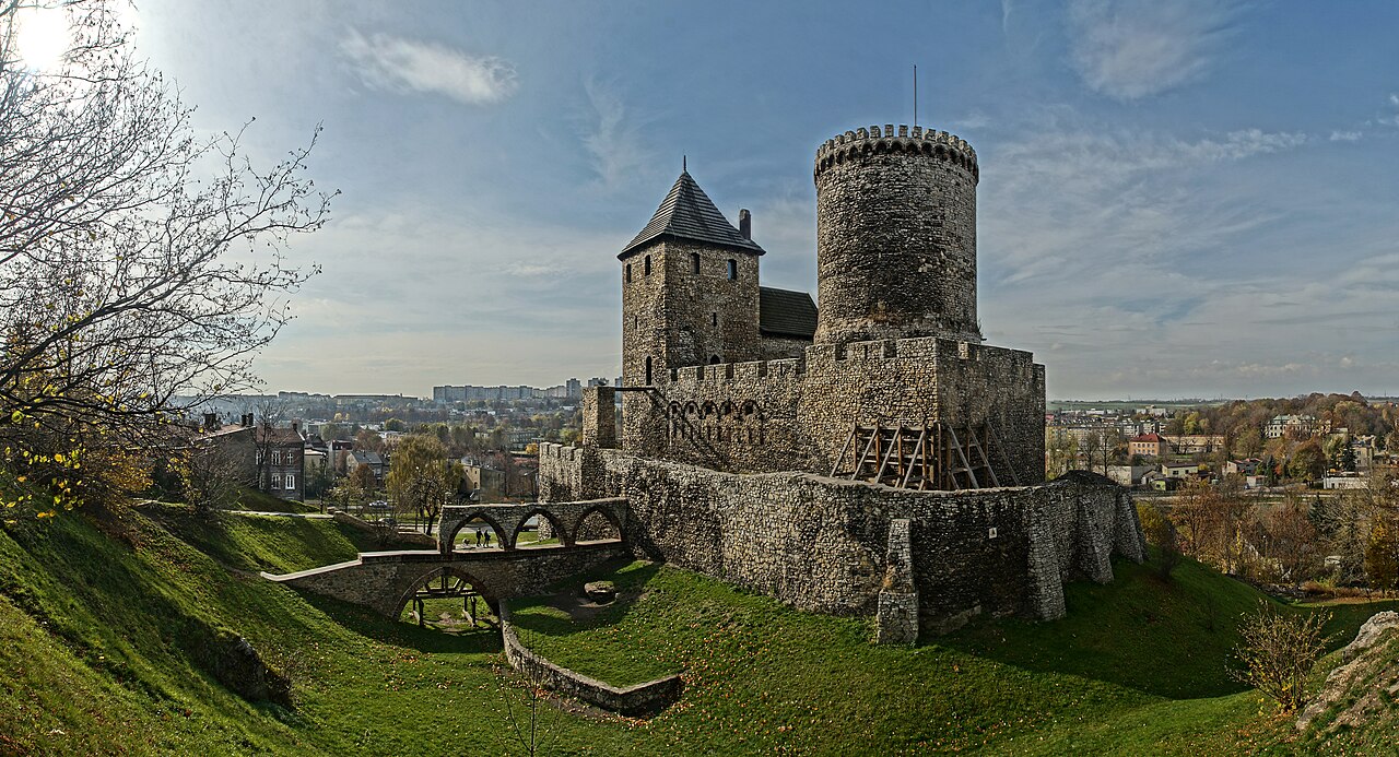 Widok miasta Będzin