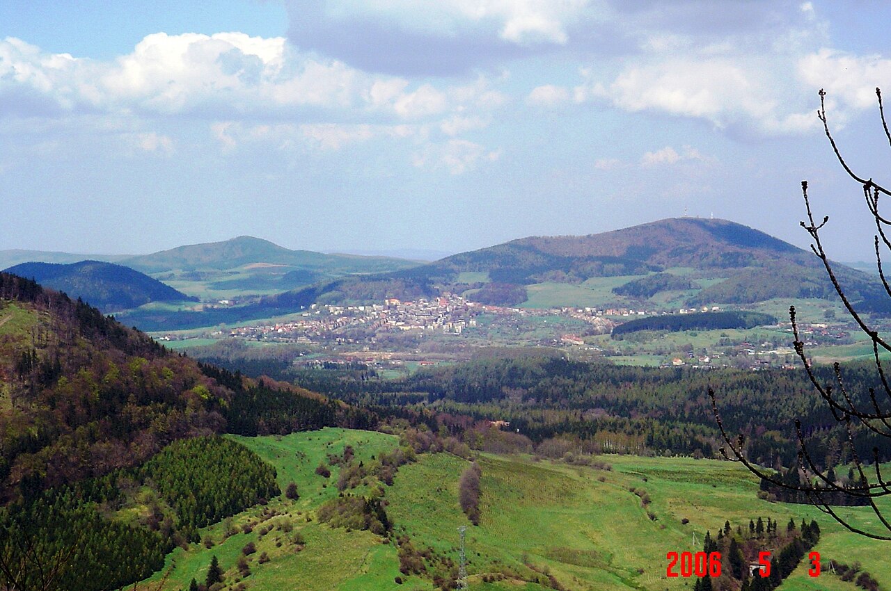 Widok miasta Boguszów-Gorce