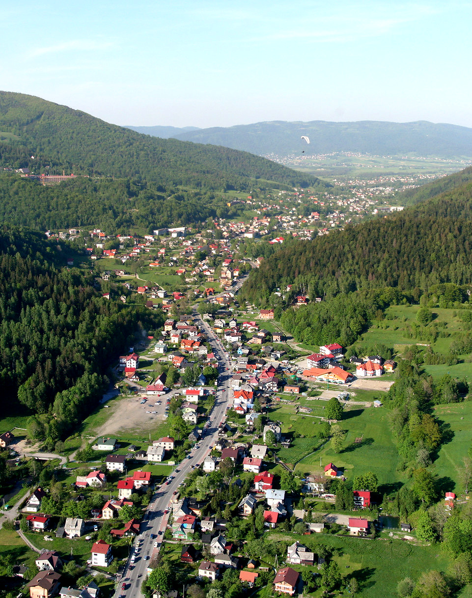 Widok miasta Szczyrk
