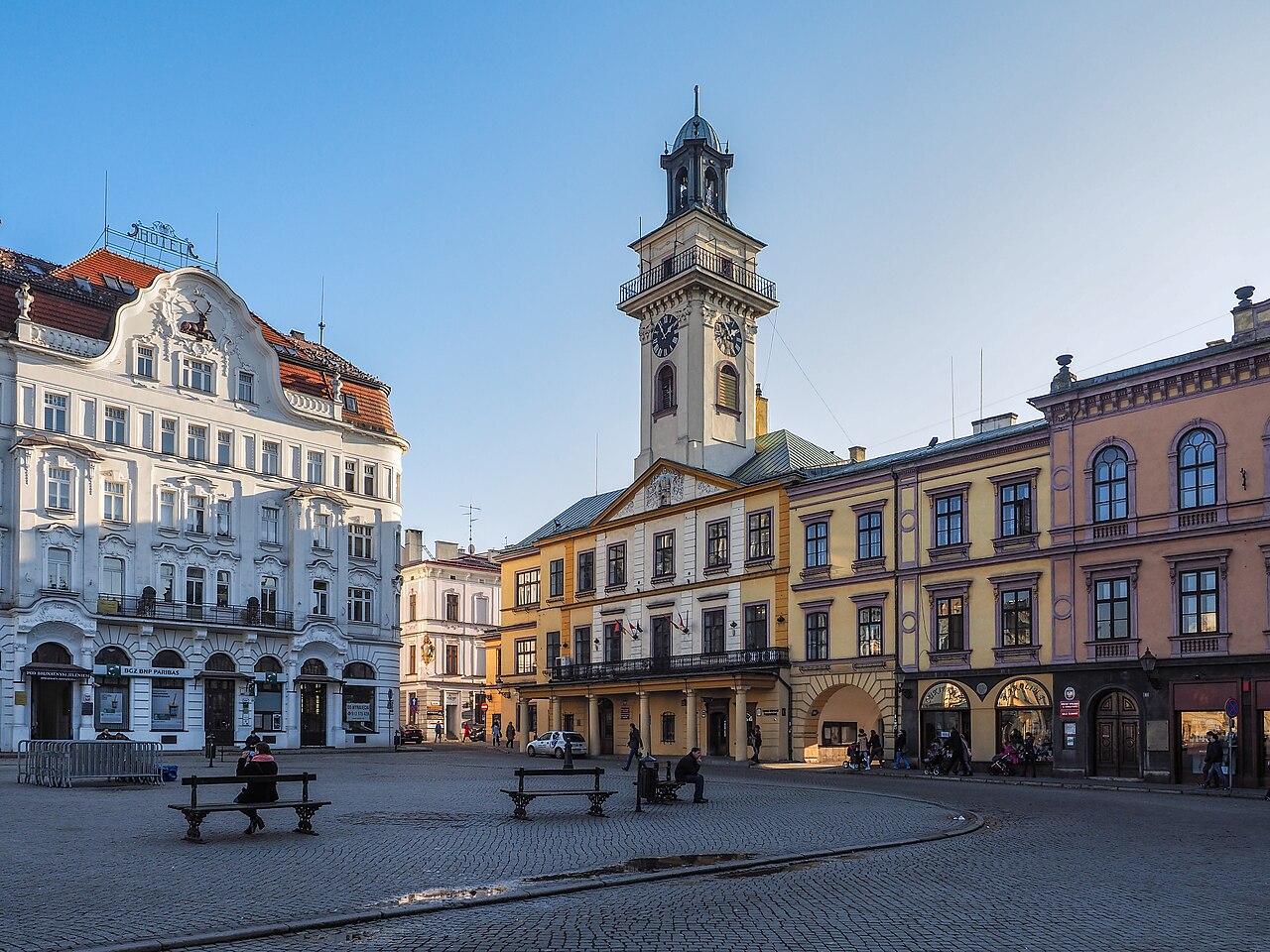 Widok miasta Cieszyn