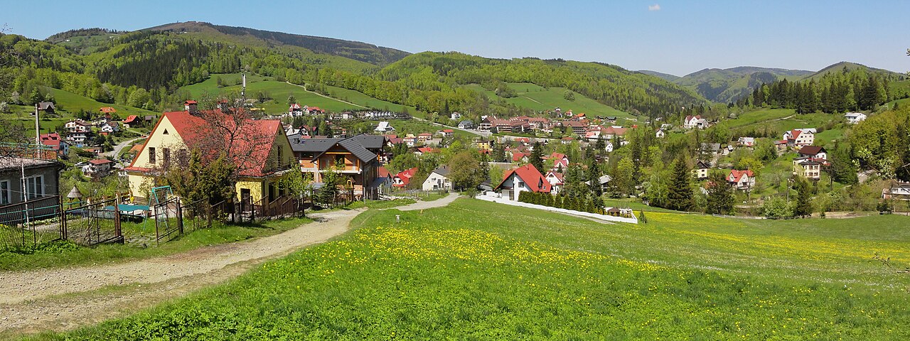 Widok miasta Wisła