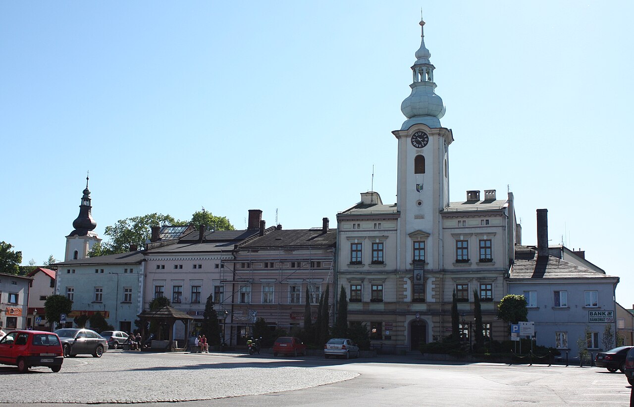 Widok miasta Strumień